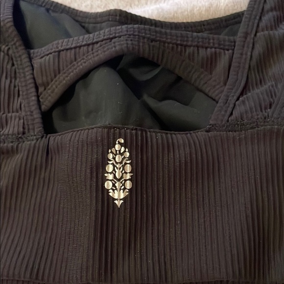 FP Movement Black Sports Bra with Wide Straps and Square Neckline - Picture 4 of 5